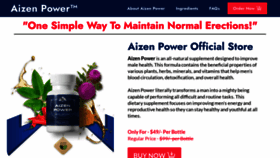 What Aizenpowerbuynow.us website looks like in 2024 