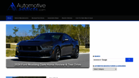 What Automotiveaddicts.com website looks like in 2024 