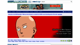 What Animenewsnetwork.com website looks like in 2024 
