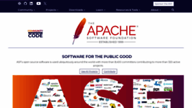 What Apache.org website looks like in 2024 