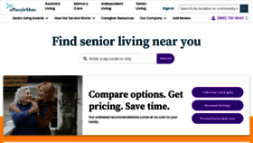 What Aplaceformom.com website looked like in 2024 (1 year ago)