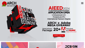 What Archedu.org website looks like in 2024 