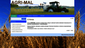 What Agrimal.pl website looked like in 2024 (2 years ago)