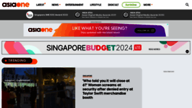 What Asiaone.com website looks like in 2024 