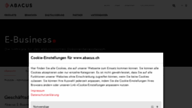 What Abacuscity.ch website looks like in 2024 
