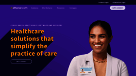 What Athenahealth.com website looks like in 2024 
