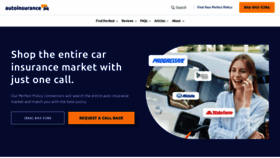 What Autoinsurance.com website looks like in 2024 