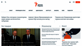 What Azattyq.org website looked like in 2024 (2 years ago)
