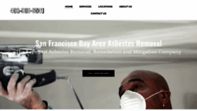 What Asbestosremovalbayarea.com website looks like in 2024 