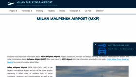 What Airportmalpensa.com website looks like in 2024 