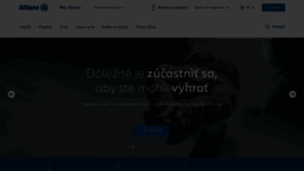 What Allianzsp.sk website looks like in 2024 