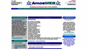 What Amosweb.com website looks like in 2024 