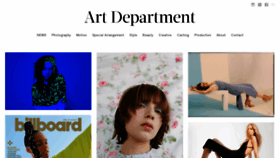 What Art-dept.com website looks like in 2024 