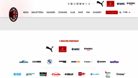 What Acmilan.com website looks like in 2024 