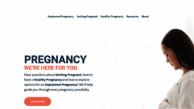 What Americanpregnancy.org website looks like in 2024 