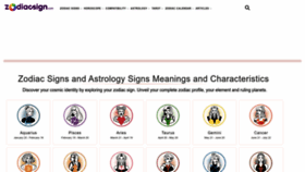 What Astrology-zodiac-signs.com website looks like in 2024 