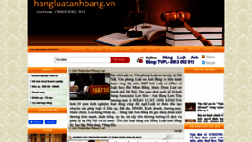 What Anhbanglaw.com website looks like in 2024 