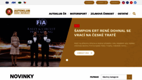 What Autoklub.cz website looks like in 2024 