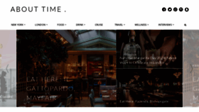What Abouttimemagazine.co.uk website looks like in 2024 