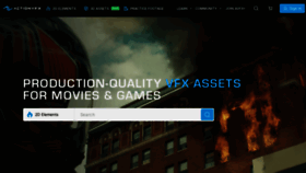 What Actionvfx.com website looks like in 2024 