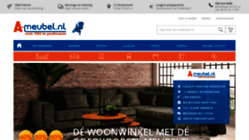 What A-meubel.nl website looked like in 2024 (1 year ago)