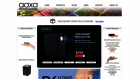 What Aaxatech.com website looks like in 2024 