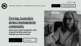 What Aipm.com.au website looks like in 2024 