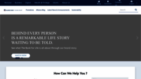 What Alliancebank.com.my website looks like in 2024 