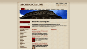What Archeologialibri.com website looks like in 2024 