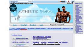 What Authenticpharm.com website looks like in 2024 