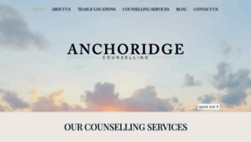 What Anchoridgecounselling.com website looks like in 2024 