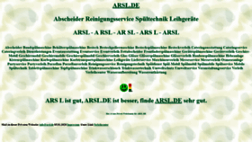 What Arsl.de website looks like in 2024 