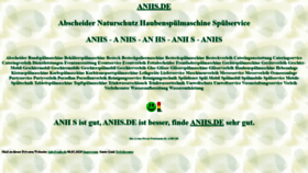What Anhs.de website looks like in 2024 