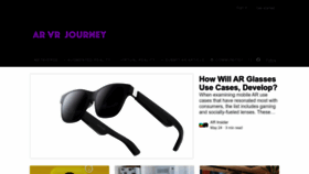 What Arvrjourney.com website looks like in 2024 