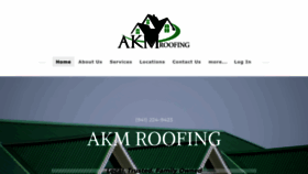 What Akm941roofing.com website looks like in 2024 