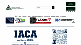 What Amda.mx website looks like in 2024 