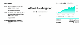 What Altcointrading.net website looks like in 2024 
