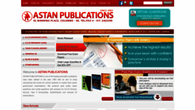 What Astan.lk website looks like in 2024 