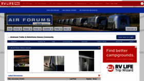 What Airforums.com website looks like in 2024 