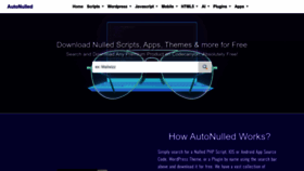 What Autonulled.com website looks like in 2024 