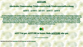 What Aott.de website looked like in 2024 (1 year ago)