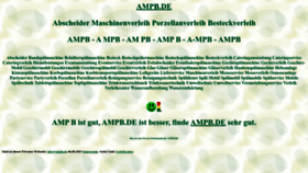 What Ampb.de website looked like in 2024 (1 year ago)