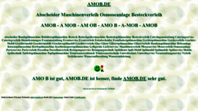 What Amob.de website looked like in 2024 (1 year ago)