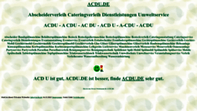 What Acdu.de website looks like in 2024 
