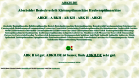 What Abkh.de website looks like in 2024 