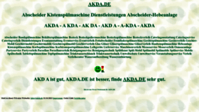 What Akda.de website looked like in 2024 (1 year ago)