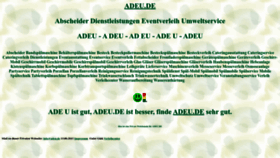 What Adeu.de website looked like in 2024 (1 year ago)