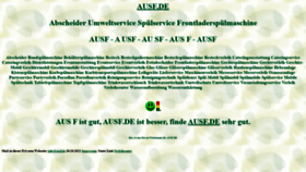 What Ausf.de website looks like in 2024 