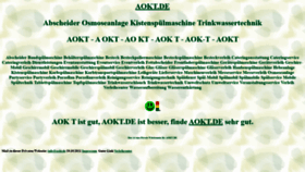 What Aokt.de website looked like in 2024 (1 year ago)