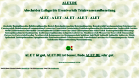 What Alet.de website looked like in 2024 (1 year ago)